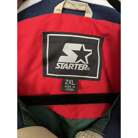 Washington Redskins Starter Jacket Quarter Zip 2XL Hail To Skins Vintage - Picture 5 of 8